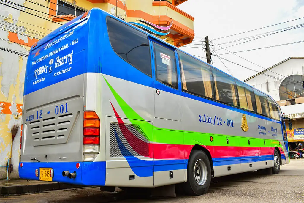 Bus von Bangkok nach Siem Reap
