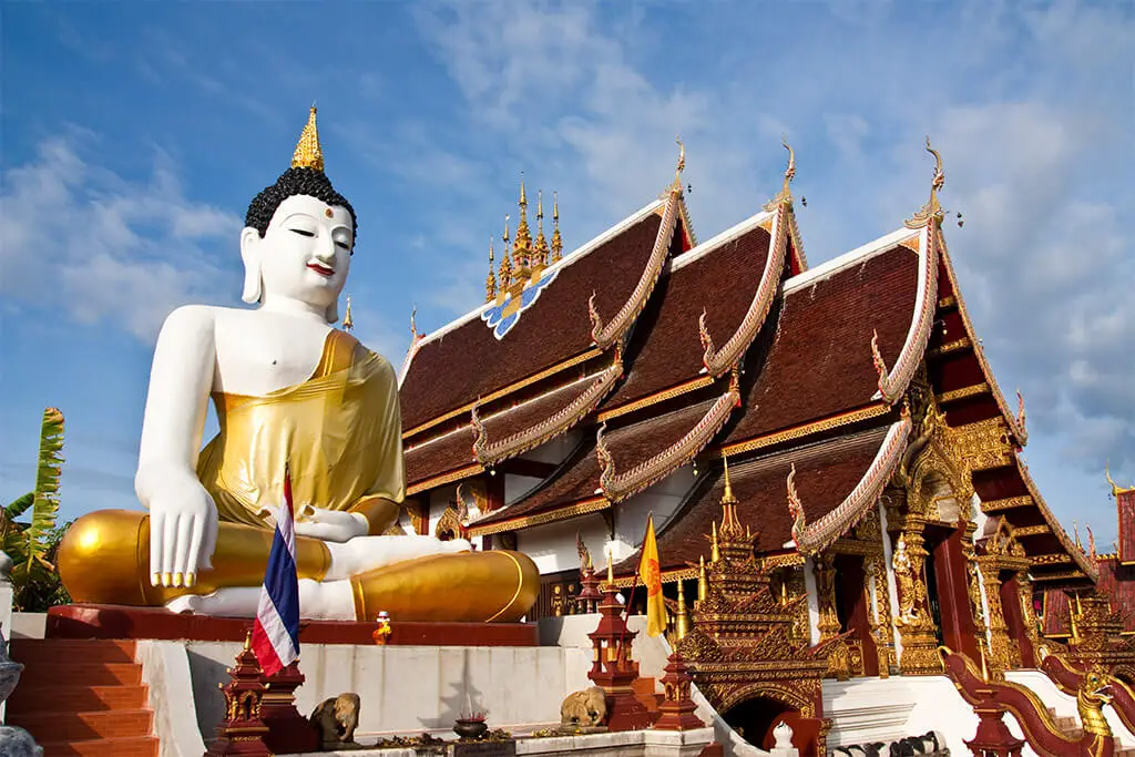 Die Altstadt von Chiang Mai ist voller Tempel und Schätze